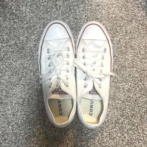 White Low Top Converse